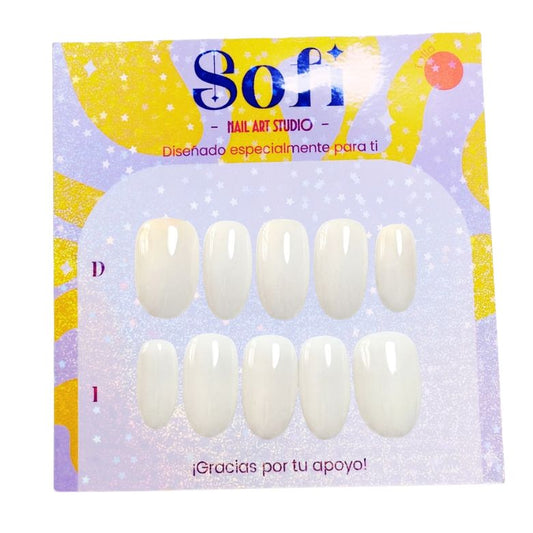 Milky white