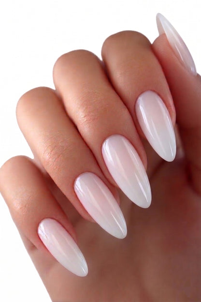 Milky white
