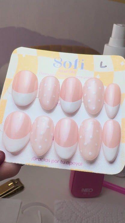 Dotty french glazed